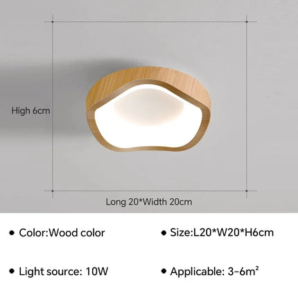 Plafonnier LED style nordique pour salon — LZ4G7XQ9