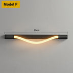 Modèle F 90cm / Acier inoxydable / Blanc chaud (2700-3500K)