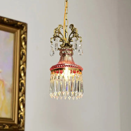 Suspension en cristal français au style rétro pour ambiance luxueuse — LZ4X9T2