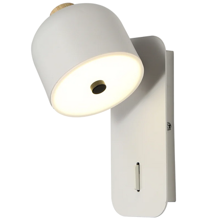 Applique murale nordique rotative avec interrupteur pour intérieur moderne — LZ4X9J