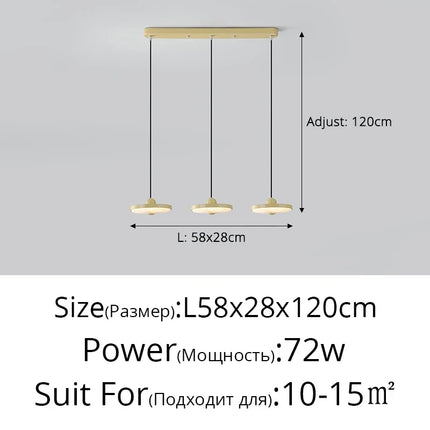Suspension trois têtes avec protection oculaire spectre complet moderne — LZ4X9M