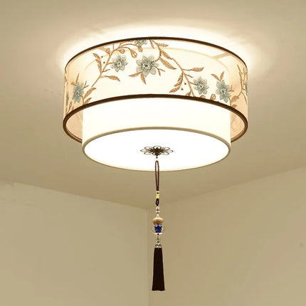 Lustre chinois rétro pour une ambiance chaleureuse et élégante — LZ4X9T
