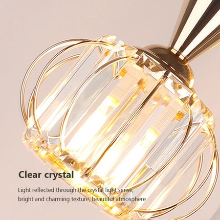 Lustre en cristal pour éclairage décoratif moderne et élégant — LZ4X9P