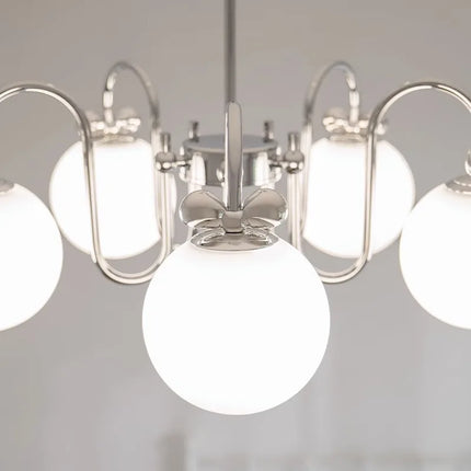 Lustre suspension LED en arc pour décoration intérieure élégante — LZ4X9P2