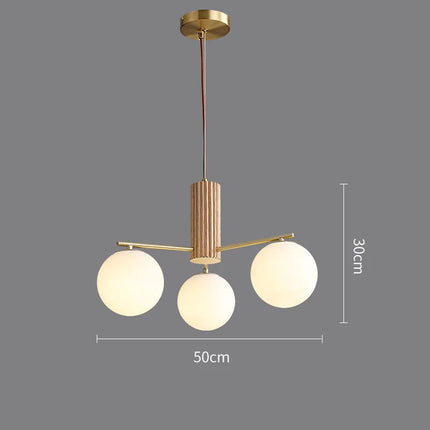 Lustre japonais en cuivre au style rétro médiéval pour intérieur élégant — LZ4X9P2