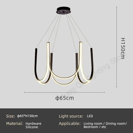 Suspension LED au design italien pour éclairage moderne — LZ4X9P