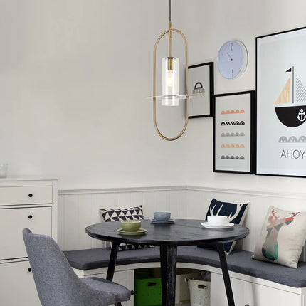 Lustre en verre au design artistique pour éclairage personnalisé — LZ4P9X
