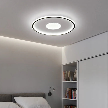 Plafonnier LED rond ultra mince à montage en surface — LZ4N7Q2F