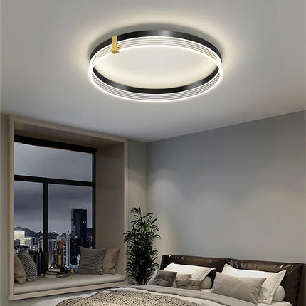 Plafonnier LED circulaire moderne en acrylique pour intérieur — LZ4X9P