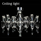 Ceiling light / D63xH30cm / Chrome lamp body | Cold white