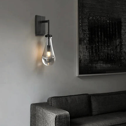 Applique murale LED luxe en verre et cuivre minimaliste 2023 — LZ4X9T