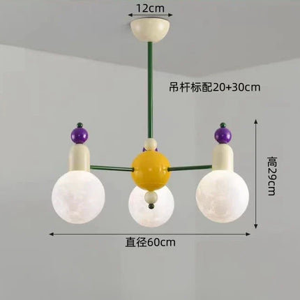 Lustre moderne en métal et verre pour intérieur — LZ4X9J