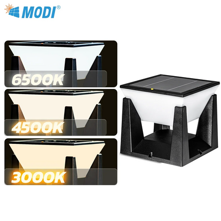 Lampadaire solaire étanche pour jardin et allée extérieure — LZ4X9Q