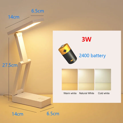 Lampe de bureau LED tactile avec port USB et protection oculaire — LZ4D7X9