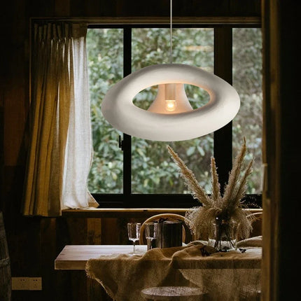 Lustre LED artistique style nordique Wabi Sabi pour bar et café — LZ4X9M