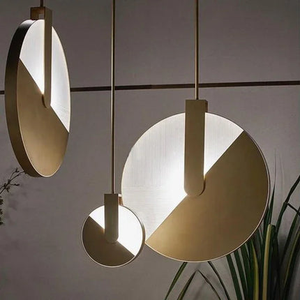Lustre rotatif créatif au design italien nordique zen — LZ4X9P