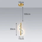 Suspension Or 1lampe / Lumière chaude 3000K