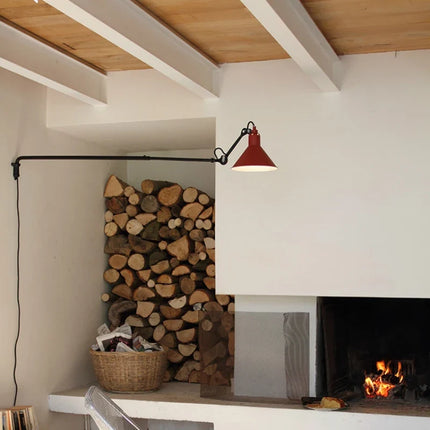 Applique murale moderne rétractable avec éclairage ajustable pour lecture — LZ4X9P