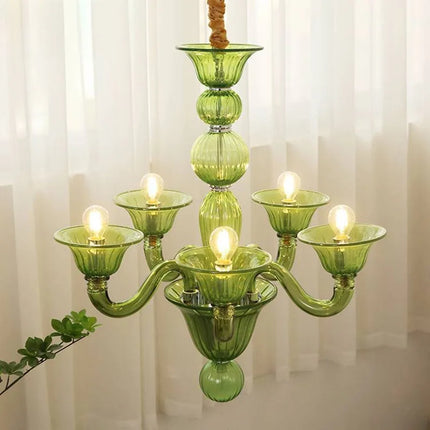 Lustre LED en cristal pour décoration intérieure élégante — LZ4X9P