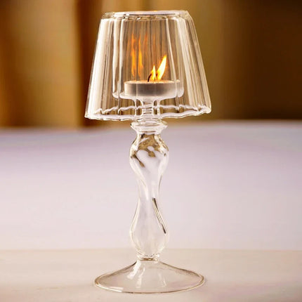 Lampe de bureau en verre style européen bougeoir décoratif mariage — LZ4X9T2