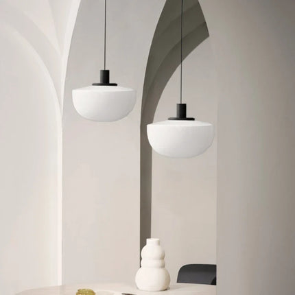 Suspension minimaliste en verre pour étude et chevet — LZ4X9T