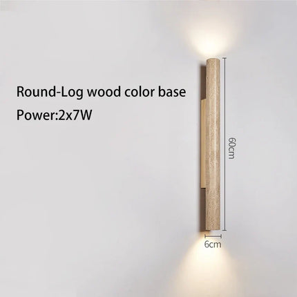 Applique murale LED longue en pierre naturelle — LZ4X9JQ