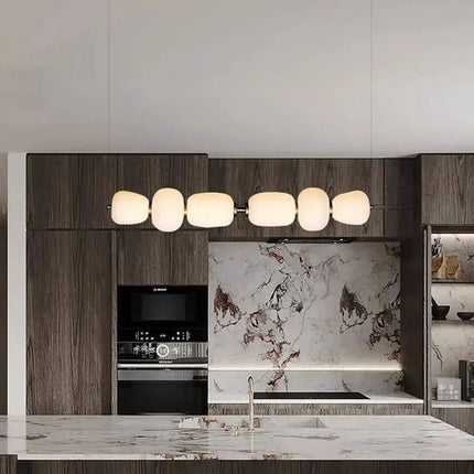 Suspension en verre laiteux pour intérieur moderne et élégant — LZ4X9T