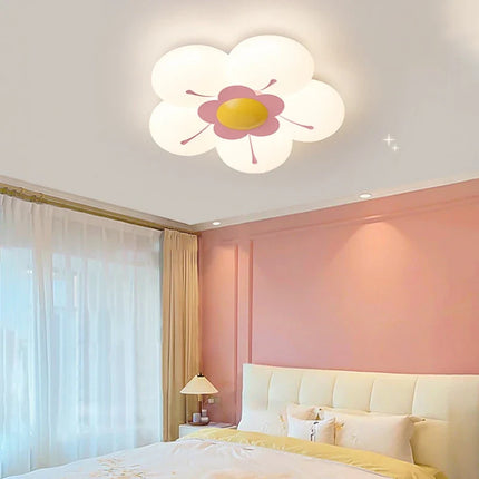 Plafonnier romantique fleurie pour chambre de petite fille chaleureuse — LZ4X9Q2N