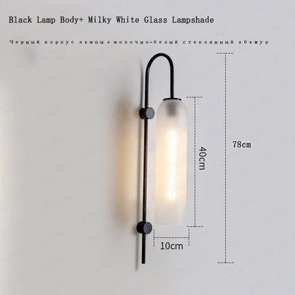 Applique murale en verre fumé polyvalente — LZ4X9T2