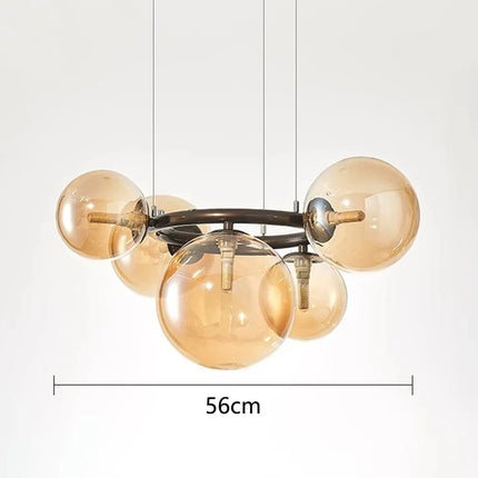 Lustre suspension nordique pour salle à manger éclairage intérieur — LZ4X9T2