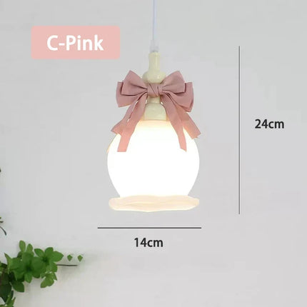 Suspension romantique pour enfants avec abat-jour en verre — LZ4XJ9