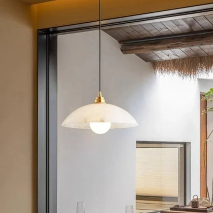 Lustre en marbre naturel au design nordique pour intérieur — LZ7XQ2