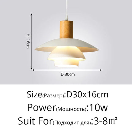 Lustre suspension nordique design wabi-sabi danois PH3/4 pour bar et restaurant — LZ4X9T