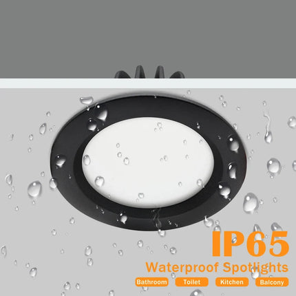Spot LED encastré IP65 étanche anti-buée pour salle de bain et cuisine — LZ4X9T2