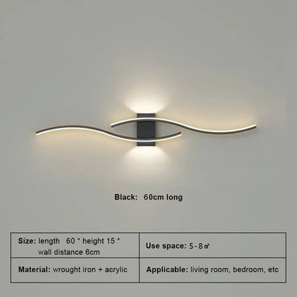 Applique murale LED longue bande pour éclairage décoratif TV et intérieur — LZ4X9P2