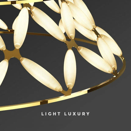 Plafonnier LED minimaliste avec abat-jour fantaisie moderne — LZ4X9QJ2