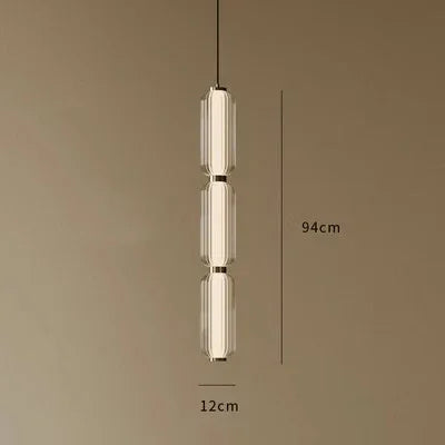 Suspension en verre minimaliste style rétro pour restaurant et exposition — LZ4QJ7M