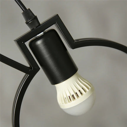Suspension moderne en fer forme de vélo pour décoration intérieure — LZ4X9T