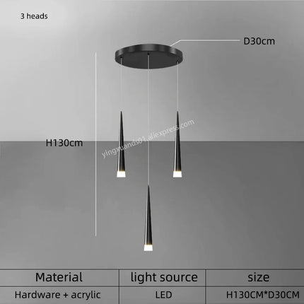 Suspension LED moderne pour intérieur contemporain — LZ4X9T2