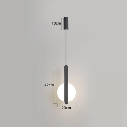 Suspension LED moderne avec appliques en acrylique — LZ4G7T9