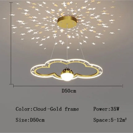 Lustre en forme d’étoile pour chambre d’enfant décorative — LZ4X9P2Q