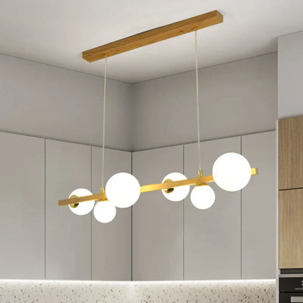 Lustre suspension avec abat-jour en verre décoratif pour maison — LZ4R9XQ