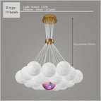B 19 Têtes / 3 lumières commutables