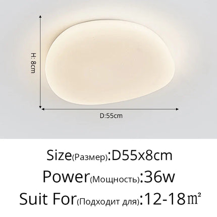 Plafonnier LED nordique au design simple et créatif — LZ4X9T1