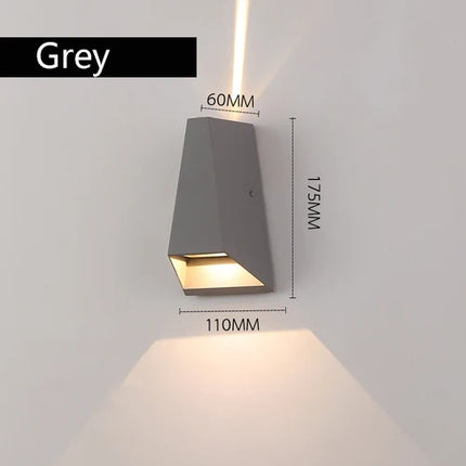 Applique murale LED étanche pour extérieur au design moderne — LZ4X9P2