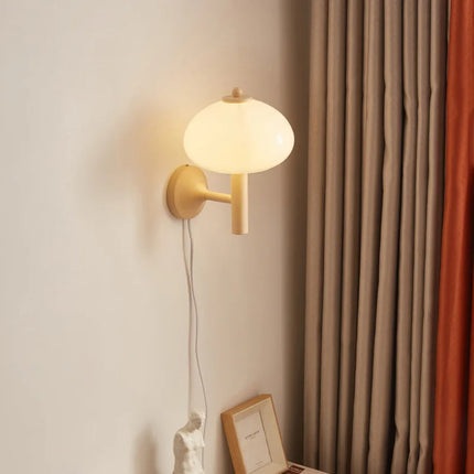 Applique murale en verre blanc style nordique pour intérieur — LZ4R9XQ