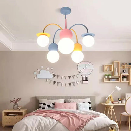 Plafonnier LED Happy Planet ludique pour chambre d'enfant — LZ4X9T2