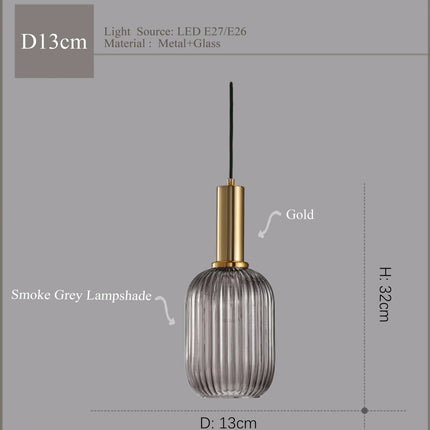 Lustre en verre lumineux pour décoration intérieure élégante — LZ4X9P