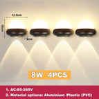 4PCS Waterproof IP65 / CHINA / Warm White (2700-3500K)