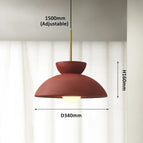 Rouge diamant / Pas d'ampoules / D340xH160mm